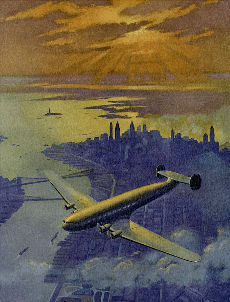 Airline, Airline Posters, Transportation - Giclee Print: Dawn Of A New Day C.1930s Art Print By (1000x1000), Png Download