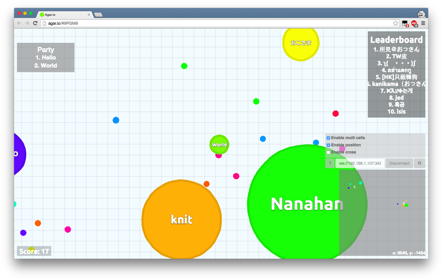 Dimotsai/agar Mini Map - Javascript Minimap (1552x985), Png Download
