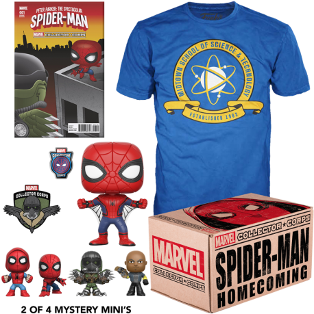 Spider Man Homecoming Collector Corps (560x560), Png Download