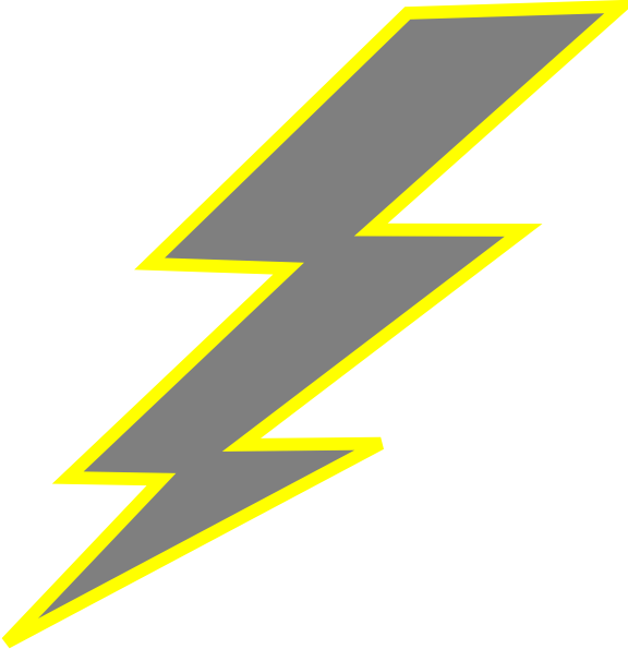 Free Download Clip Art Lightning Bolt Clipart Lightning - Lightning (576x595), Png Download