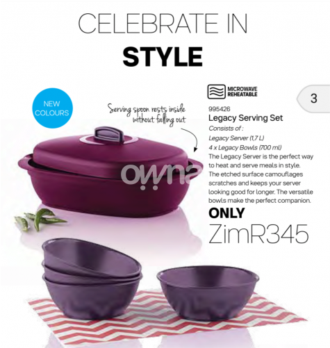 Tupperware Serving Set (740x500), Png Download