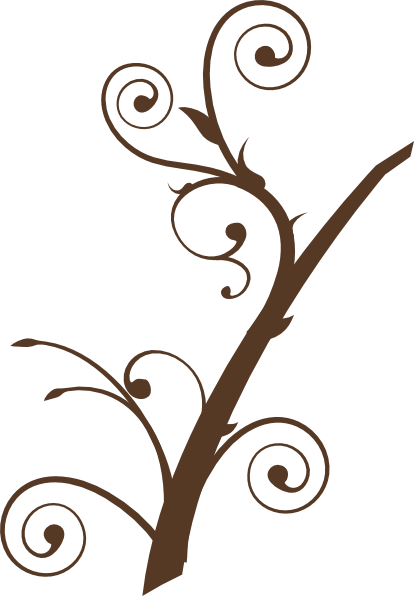 Cartoon Tree Branches - Tree Branch Clip Art (396x593), Png Download