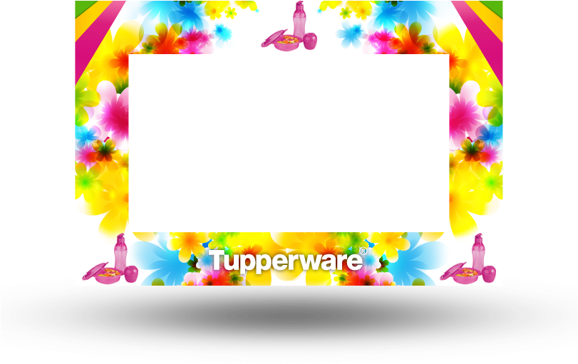 Flores - Marcos Para Fotos Tupperware (810x530), Png Download