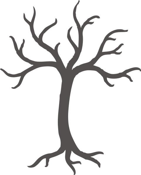 Bare Tree Clip Art (480x595), Png Download