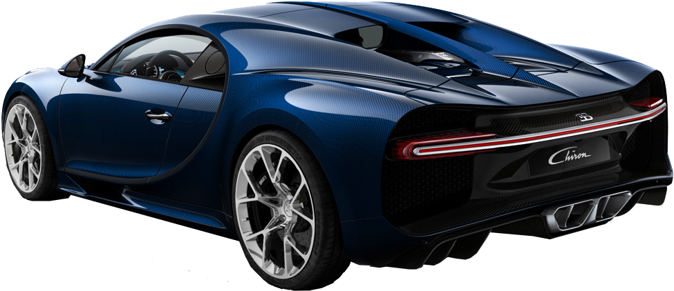 Bugatti Clipart, Bugatti Logo Png, Bugatti Luxury Car - Bugatti Chiron Dark Blue (993x433), Png Download