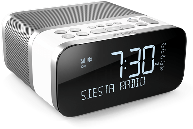 Audio And Is Powered By A Digital Amplifier - Pure Vl-62983 Siesta S6 Dab+ &fm Alarm Clock Radio (640x640), Png Download