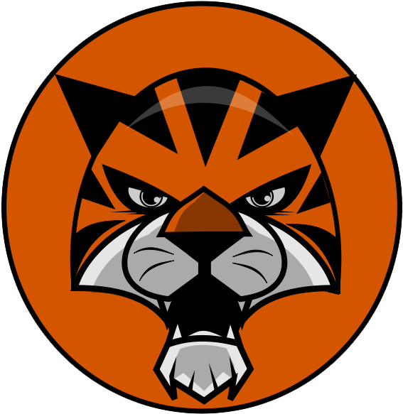 Free Fierce Tiger Face Clip Art - Clip Art (640x640), Png Download