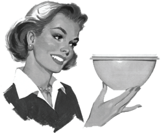 In 1951, Tupperware Was Taken From The Stores And Sold - Tupperware Retro (690x460), Png Download