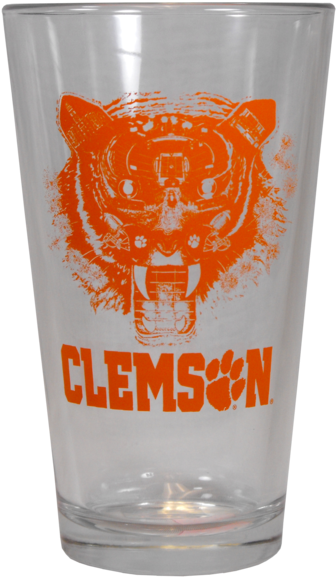 Tiger Face Drink Glass - Dolenjski List (380x600), Png Download