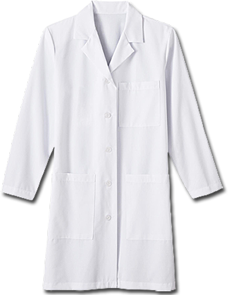 Meta Fundamentals Ladies 37" Labcoat - Lab Coat Transparent Background (463x600), Png Download