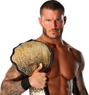 Randy Orton With Whc Png - Wwe Money In The Bank 2011 Match Cards (359x384), Png Download