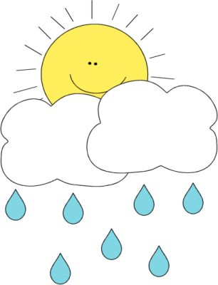 Rain Clipart Sad Rain Cloud - Clip Art (306x400), Png Download