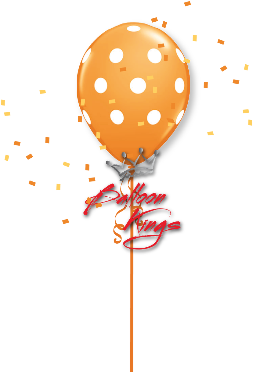 11in Orange Polka Dots - Polka Dot (1080x1280), Png Download