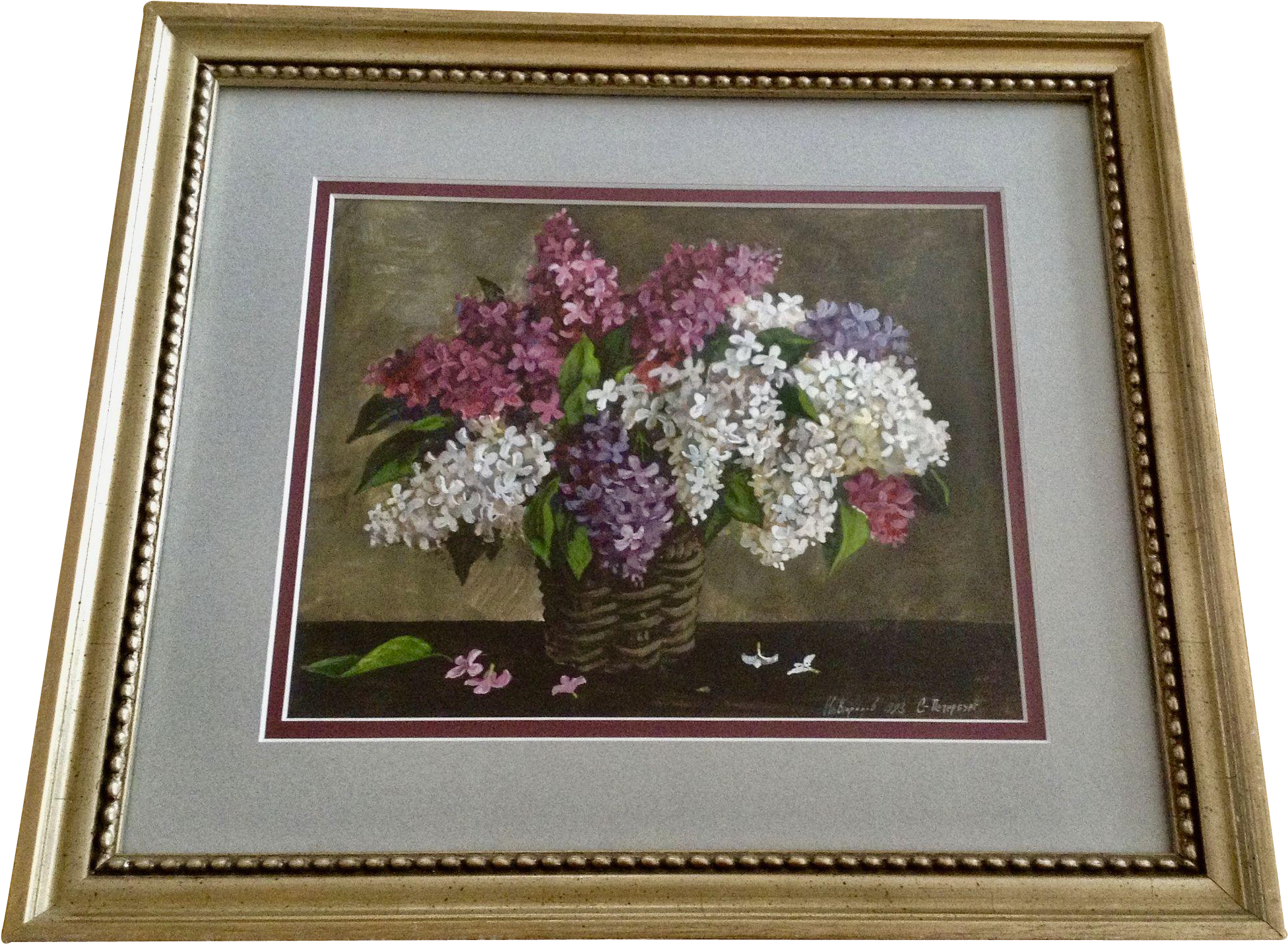 Netepeypt, Basket Of Wildflowers Still Life Watercolor - Chrysanths (1951x1951), Png Download