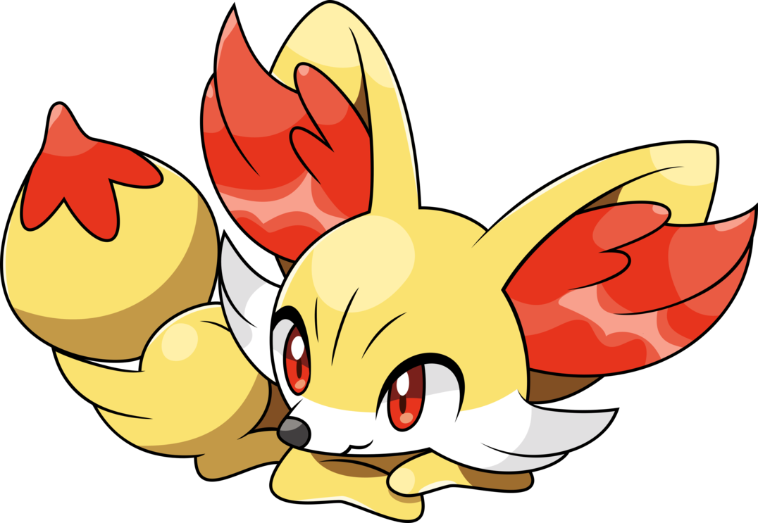 Pokemon Png Picture - Fennekin (1076x743), Png Download