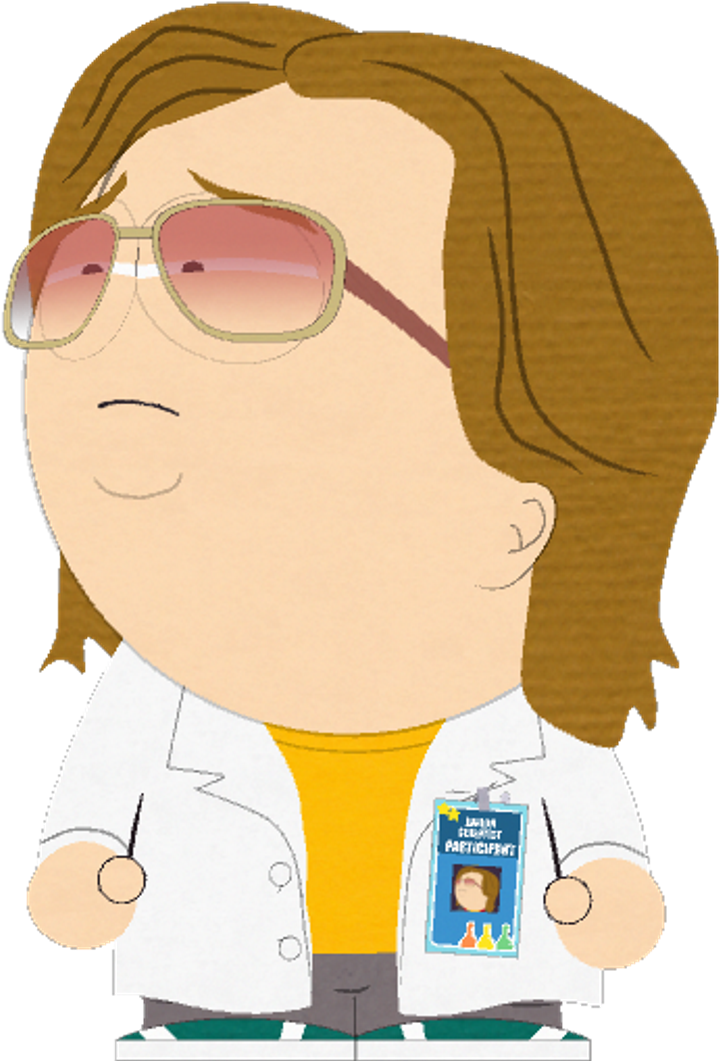 Alter Egos Nate In Lab Coat - South Park Science Fair (720x1061), Png Download