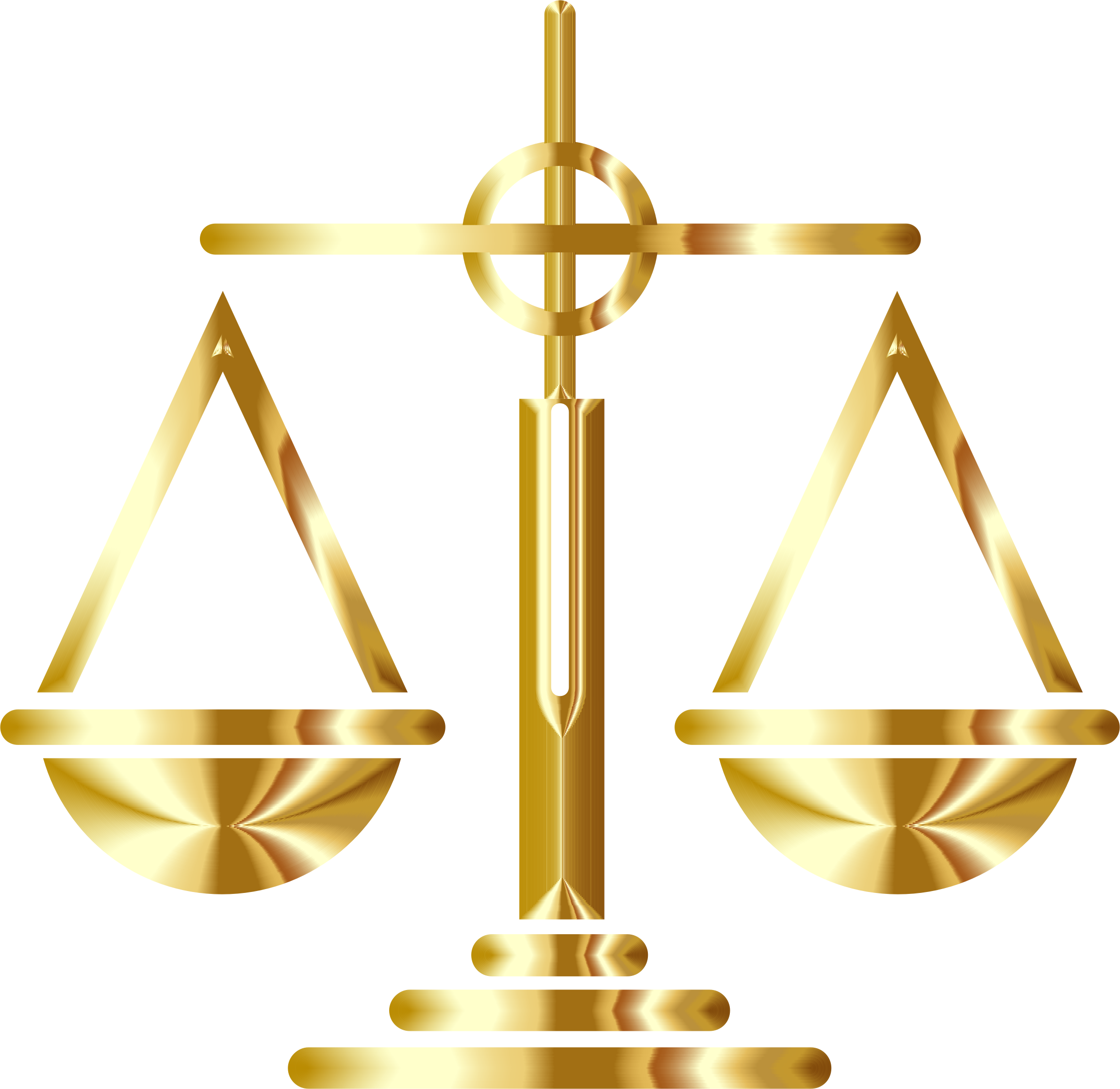 This Free Icons Png Design Of Gold Scales Of Justice (2308x2244), Png Download