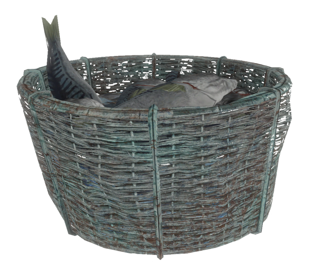 Fishbasket-farharbor - Fish Basket Png (1068x949), Png Download
