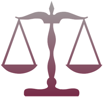 Justice Scale Scales Of Justice Judge Law (358x340), Png Download