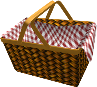 Picnic Basket Without Background - Picnic Basket Transparent Background (420x420), Png Download