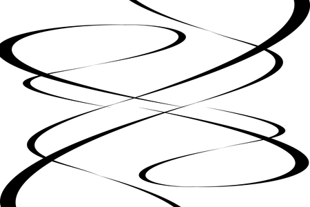 Dividers Vector Western - Curve Line Art (450x300), Png Download