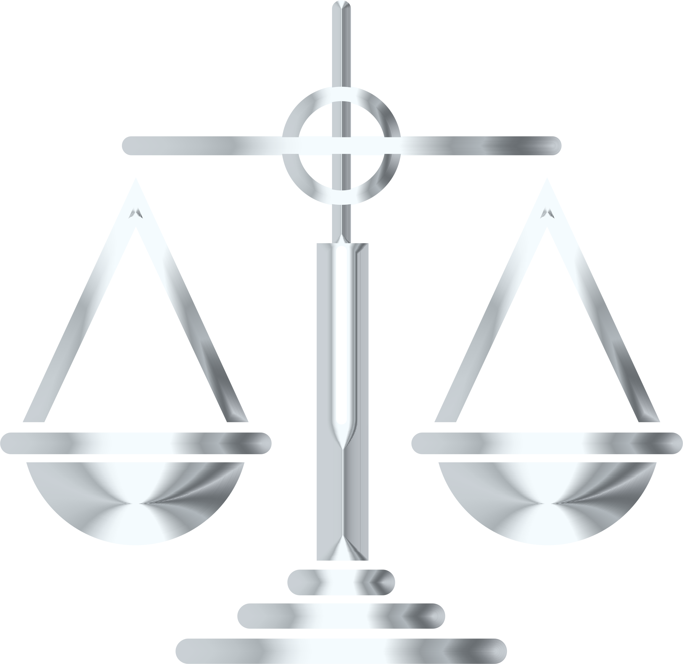 This Free Icons Png Design Of Silver Scales Of Justice (2308x2244), Png Download
