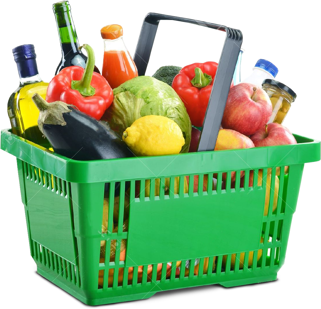Exatouch Streamline Payments And Business With One - Grocery Basket Png (1300x1155), Png Download
