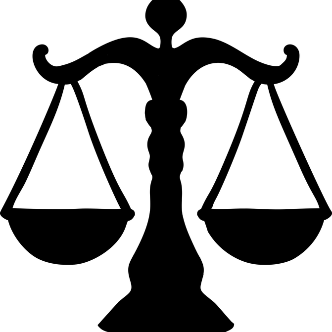 Cropped Justice Scales 1 - Libra Scale (671x671), Png Download