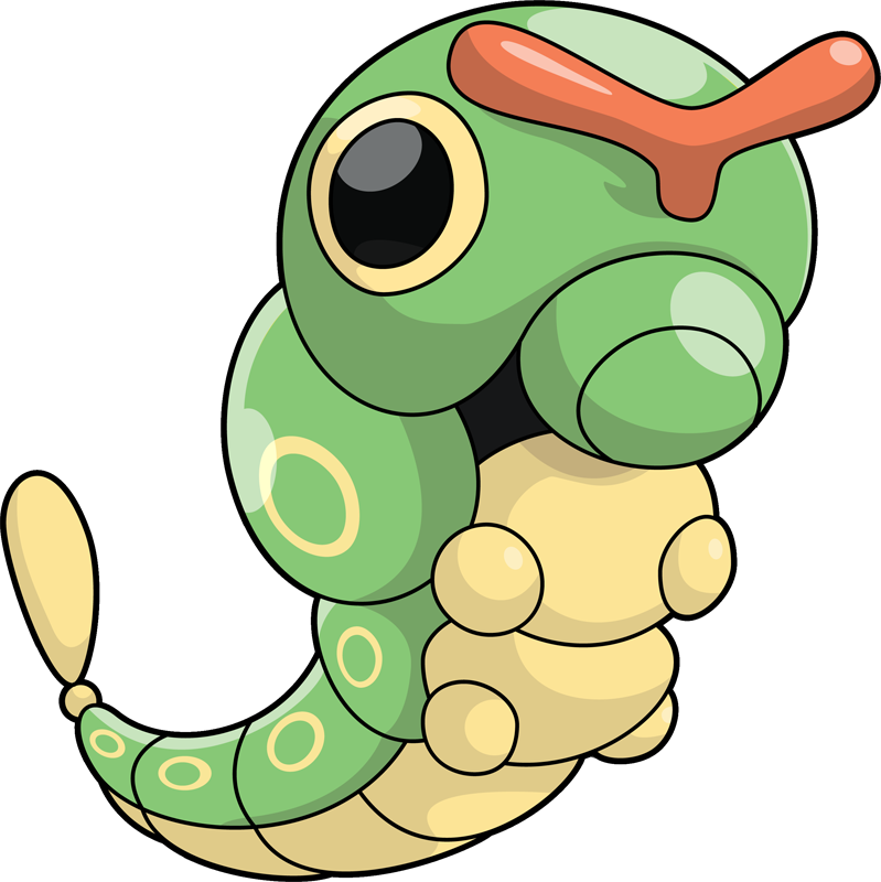 Stats, Moves, Evolution, Locations & Other Forms - Pokemon Caterpie (799x800), Png Download