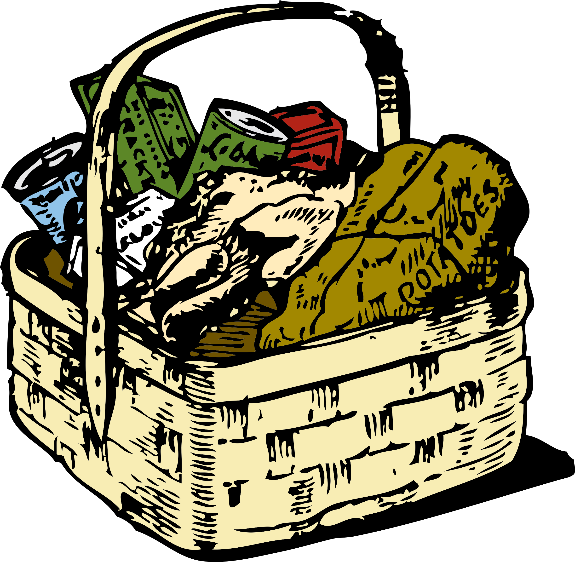 This Free Icons Png Design Of Food Basket (2400x2346), Png Download