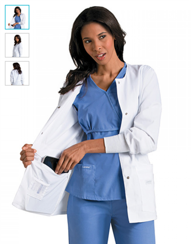 Warm-up Jacket White Small Long Sleeve 29 Inch Jacket, (1000x1000), Png Download