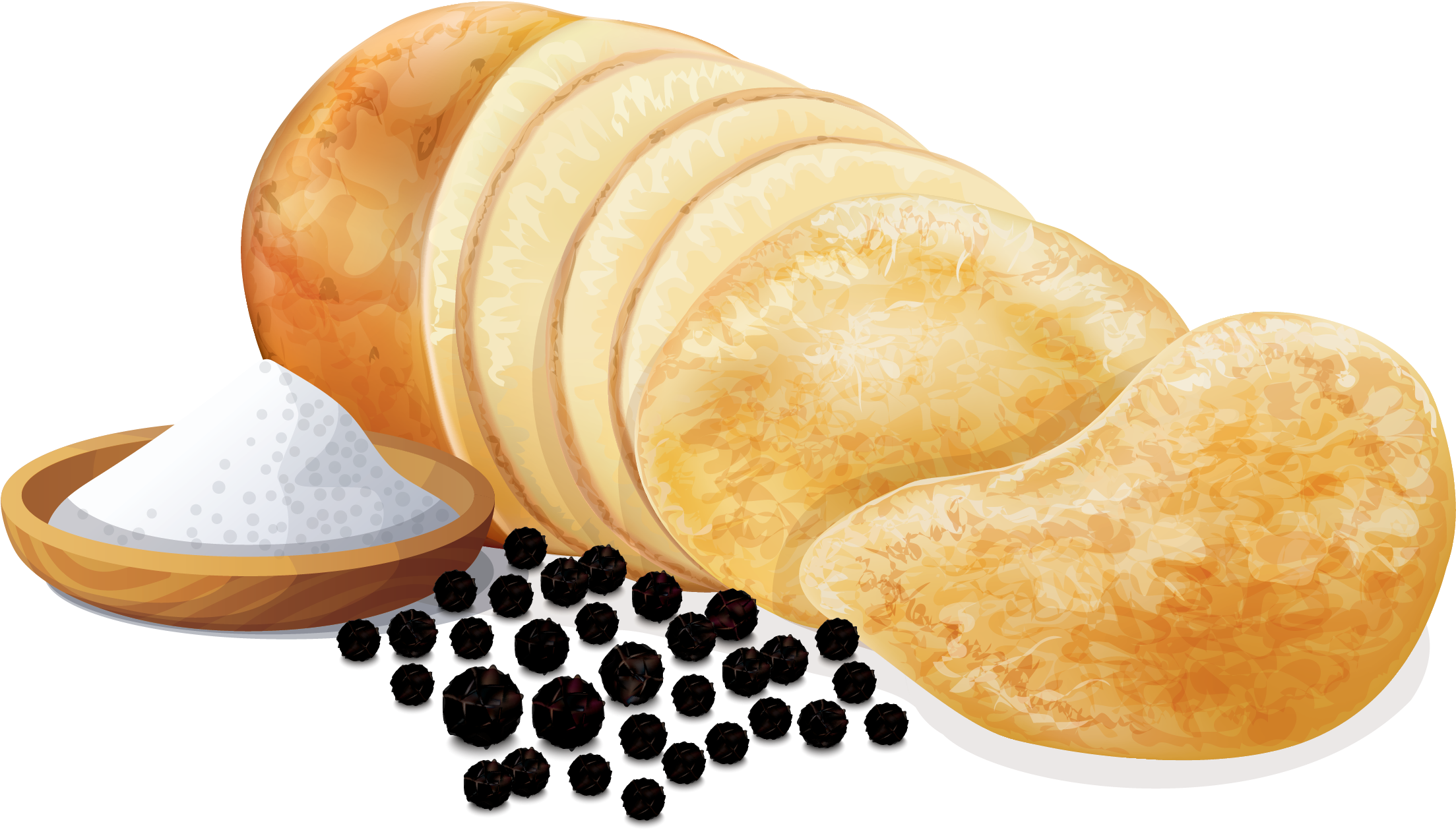 Potato Chips Png - Potato Chip (2460x1402), Png Download