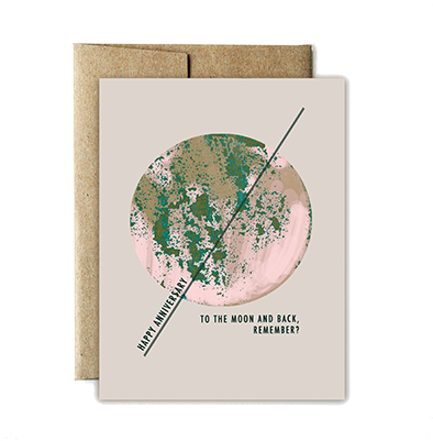 Moon Anniversary Card Galleria Florist, Local Flower (400x400), Png Download