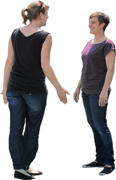 Photoshop, Couples - Pareja De Espalda Png (375x375), Png Download