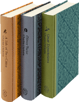 The Charles Dickens Collection - Fiction (400x440), Png Download