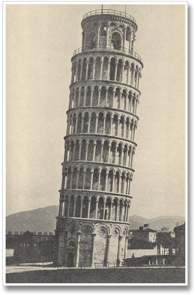 Leaning Tower Of Pisa Now 50cm Straighter - Art Print: Leaning Tower Of Pisa, 24x18in. (404x600), Png Download