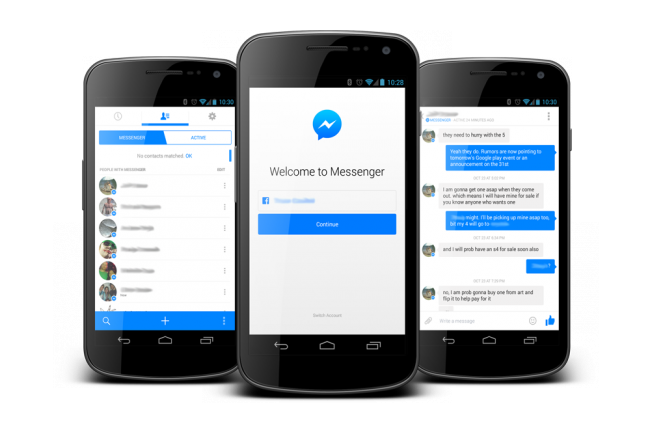 Facebook Is Perhaps Towing The Line Of Snapchat, As - Facebook Movil (650x432), Png Download