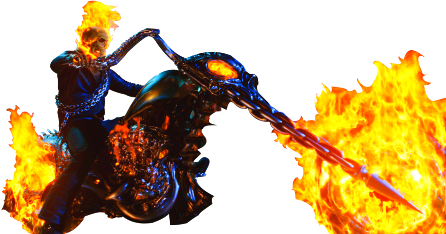 Ghost Rider Clipart Transparent - Johnny Blaze Ghost Rider Png (900x507), Png Download