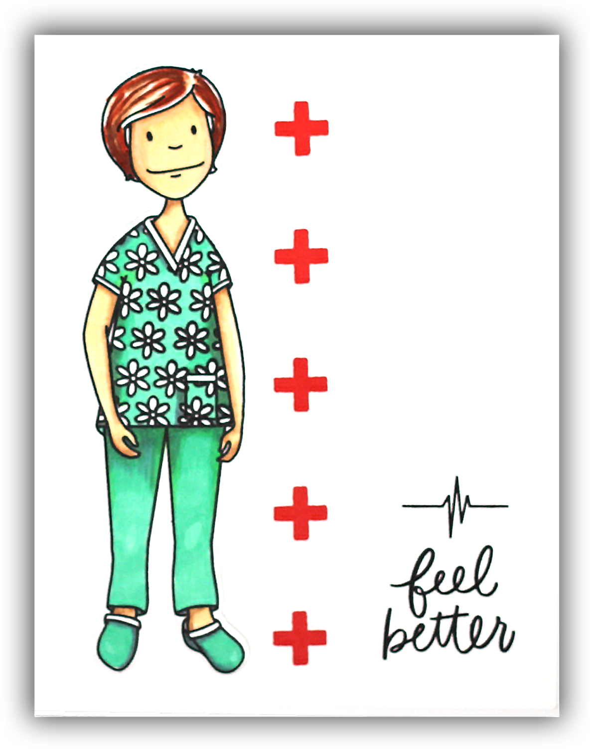 Leading Ladies Card By Understand Blue - Cartoon (1273x1600), Png Download