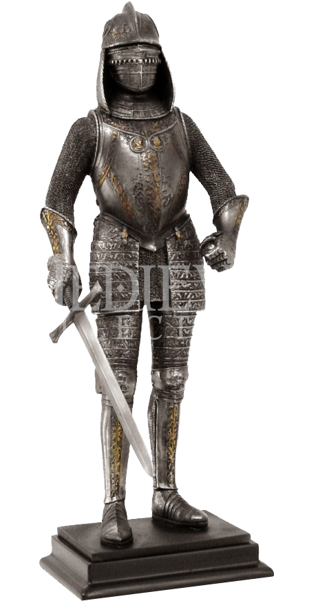 Medieval Knight Free Png Image - Knight Statue (892x892), Png Download