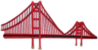 Golden Gate Bridge Transparent (400x400), Png Download