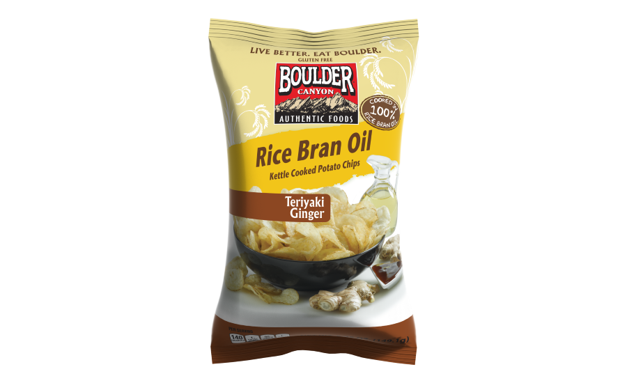 Boulder Canyon Rice Bran Oil Kettle Cooked Potato Chips - Rice Bran Oil Roasted Jalapeno Kettle Cooked Potato (900x550), Png Download