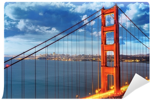 Golden Gate Bridge, San Francisco Wall Mural - Golden Gate Bridge (400x400), Png Download