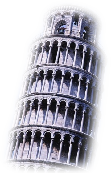 Leaning Tower Of Pisa - Piazza Dei Miracoli (360x562), Png Download
