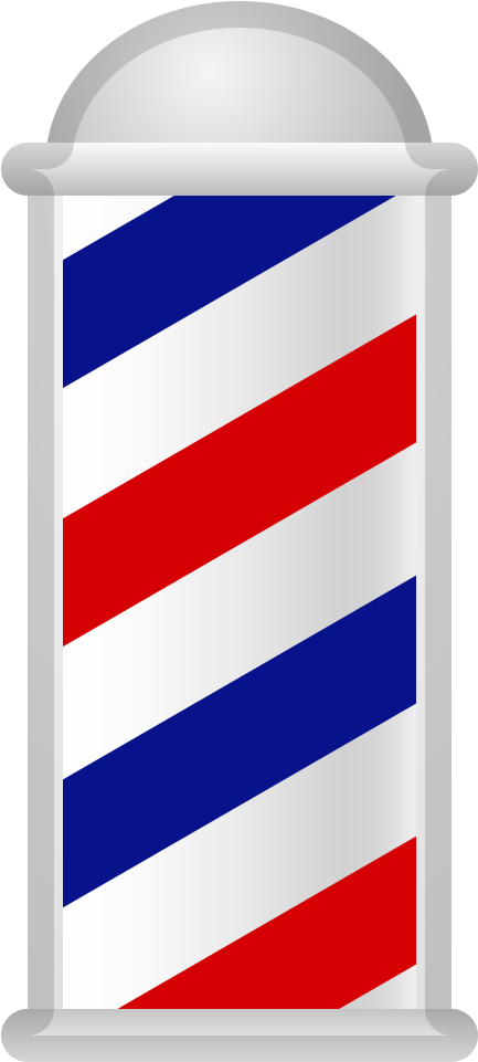 Barber Pole Icon - Barber Pole Icon Png (1024x1024), Png Download