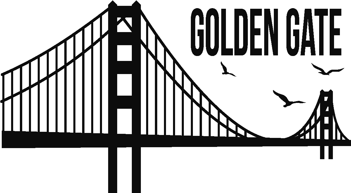 Golden Gate Bridge Transparent (1200x1200), Png Download