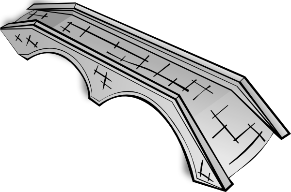 Golden Gate - Bridge Clip Art (600x397), Png Download