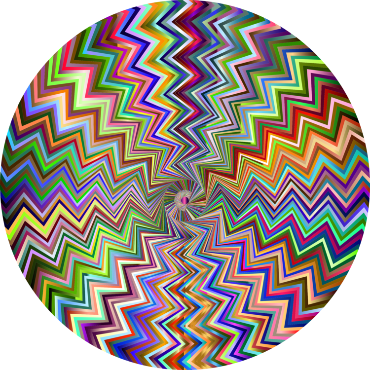 Barberpole Illusion Optical Illusion Fraser Spiral - Barberpole Illusion (750x750), Png Download