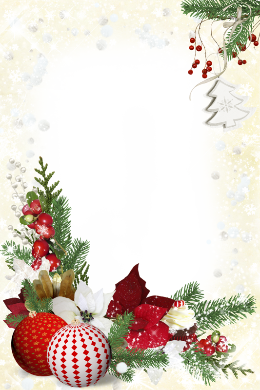 Christmas Frame Png 2017 (533x800), Png Download