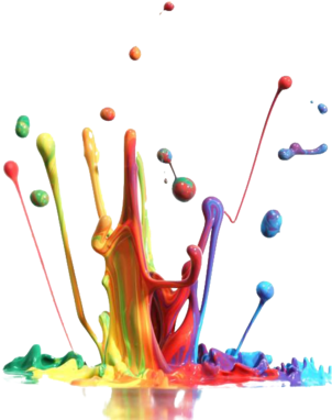 High-quality Paint Splatter - Art Thérapie (396x400), Png Download
